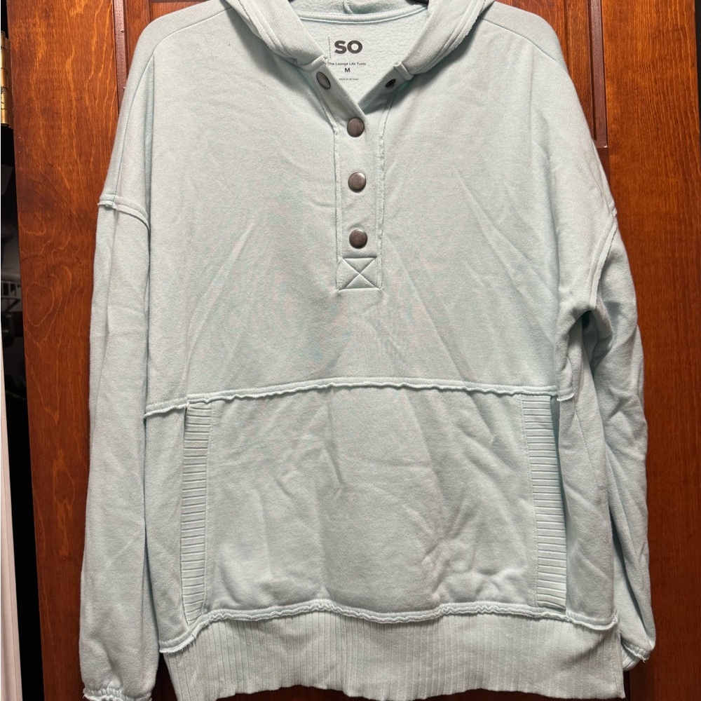 SO Soft Blue Lounge Hoodie